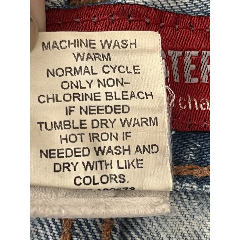 Vtg. Hollister Co Low-Rise Flare Jean 4 R 100% Cotton Boho Distressed Y2K Ripped - Picture 13 of 16